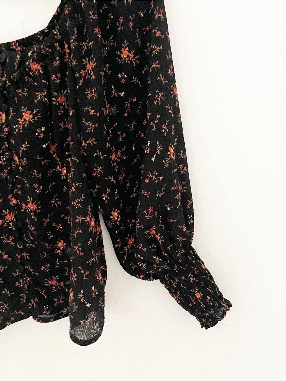 Madewell Kirstie Sweetheart Top in Fresh Sprigs size 2
